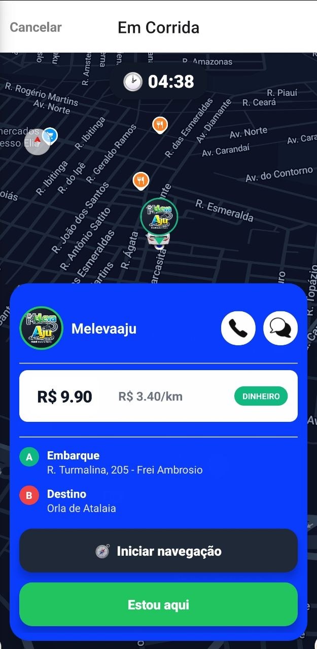 Solicitação de corrida