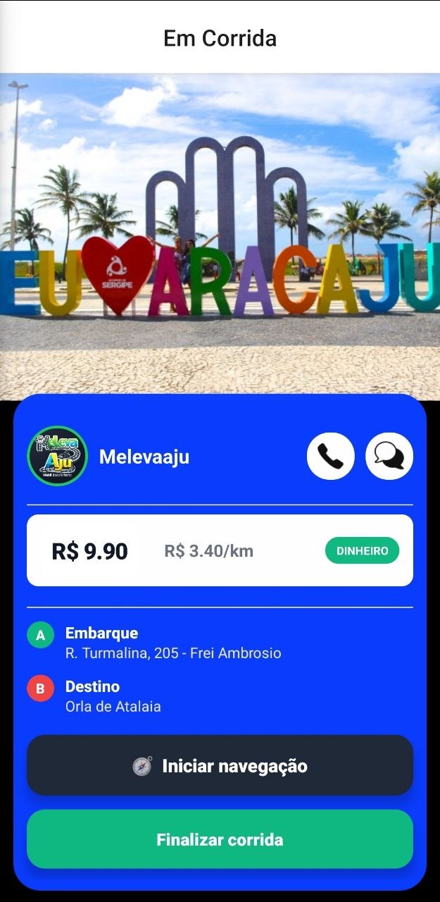 Solicitação de corrida